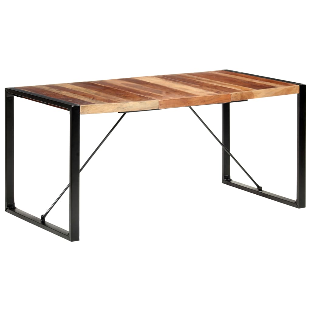 Table à manger 160x80x75 cm bois massif - XIOS