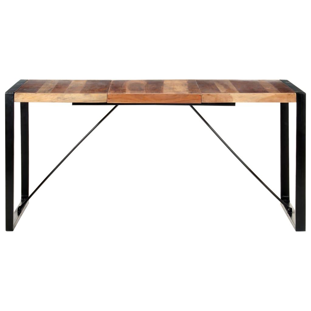 Table à manger 160x80x75 cm bois massif - XIOS