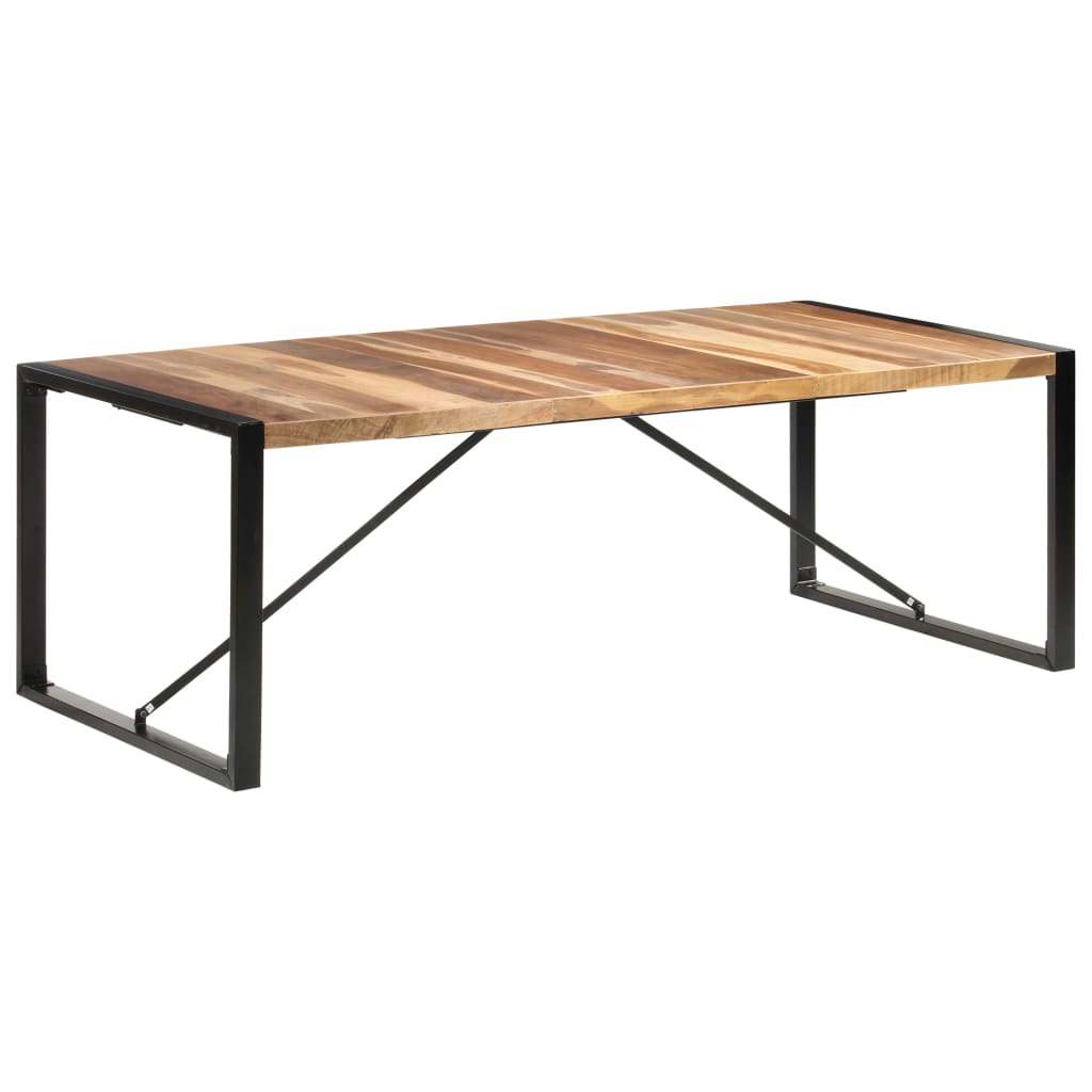 Table à manger 220x100x75 cm bois massif - XIOS