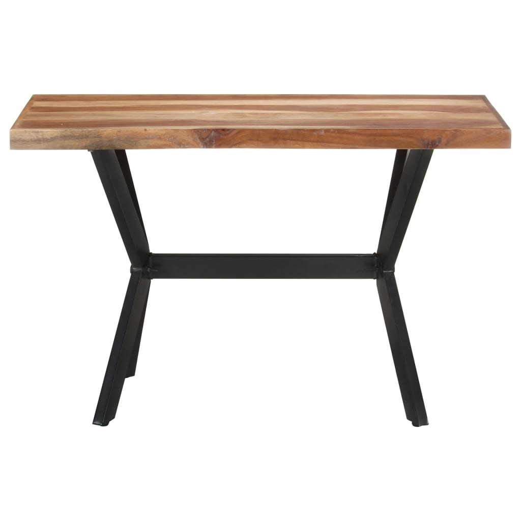Table de salle à manger 120x60x75 cm Bois avec finition miel - XIOS