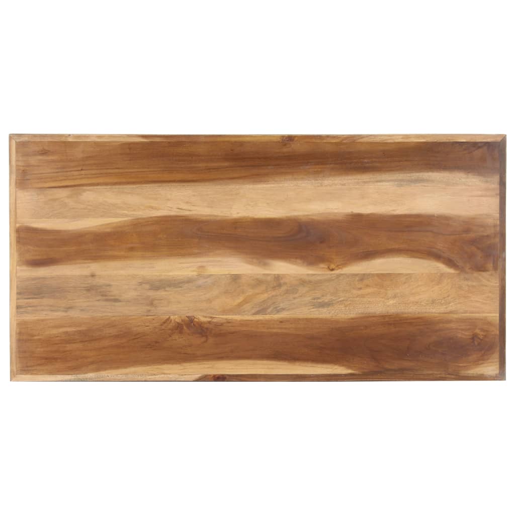 Table de salle à manger 120x60x75 cm Bois avec finition miel - XIOS