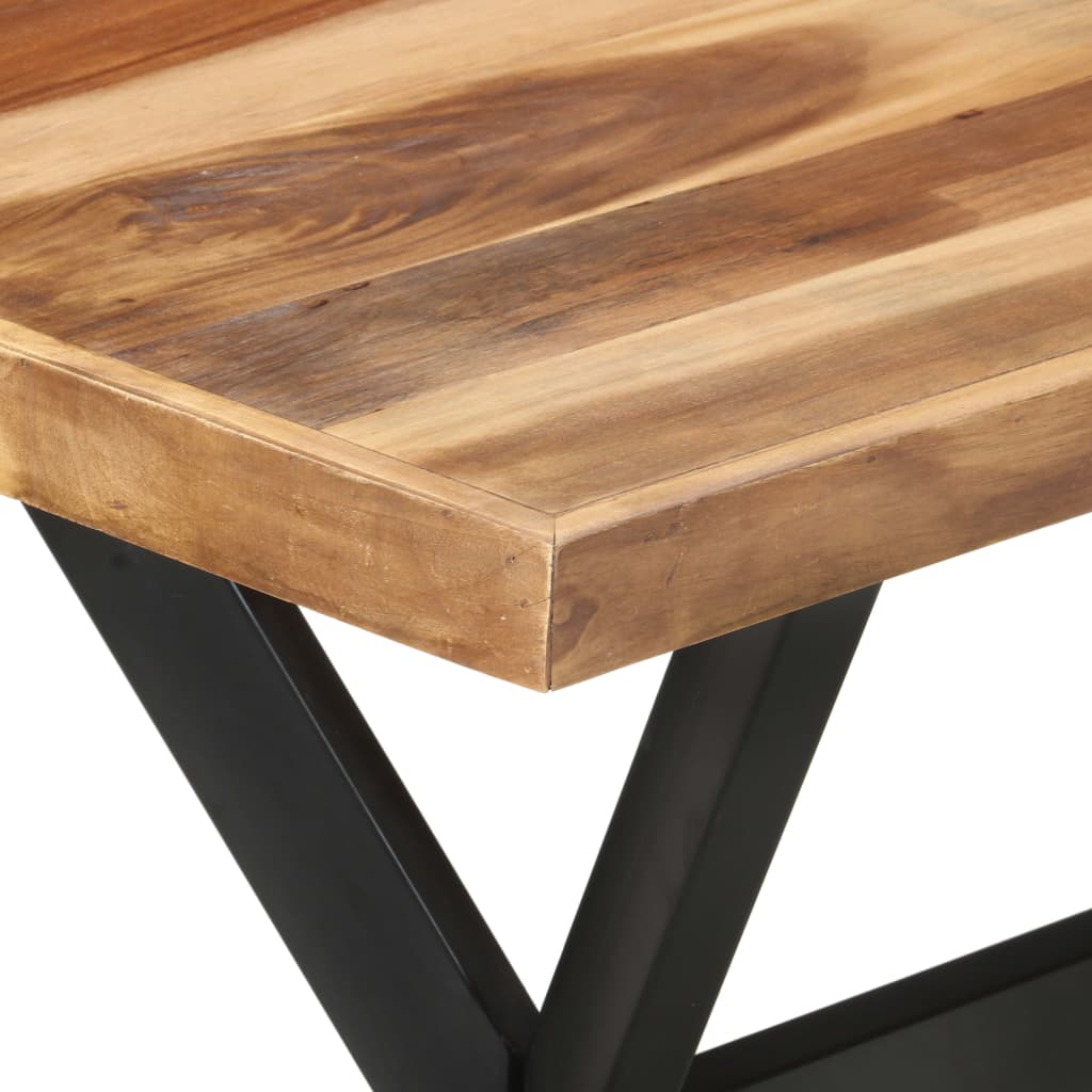 Table de salle à manger 120x60x75 cm Bois avec finition miel - XIOS