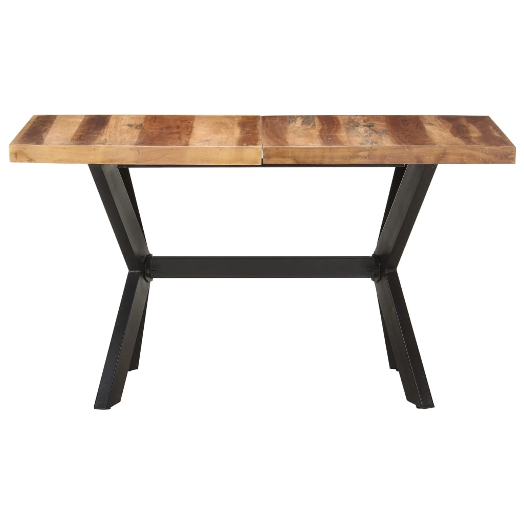 Table de salle à manger 140x70x75 cm Bois avec finition miel - XIOS
