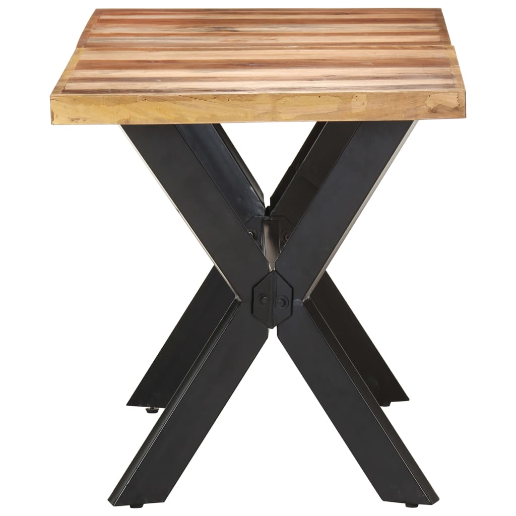 Table de salle à manger 140x70x75 cm Bois avec finition miel - XIOS