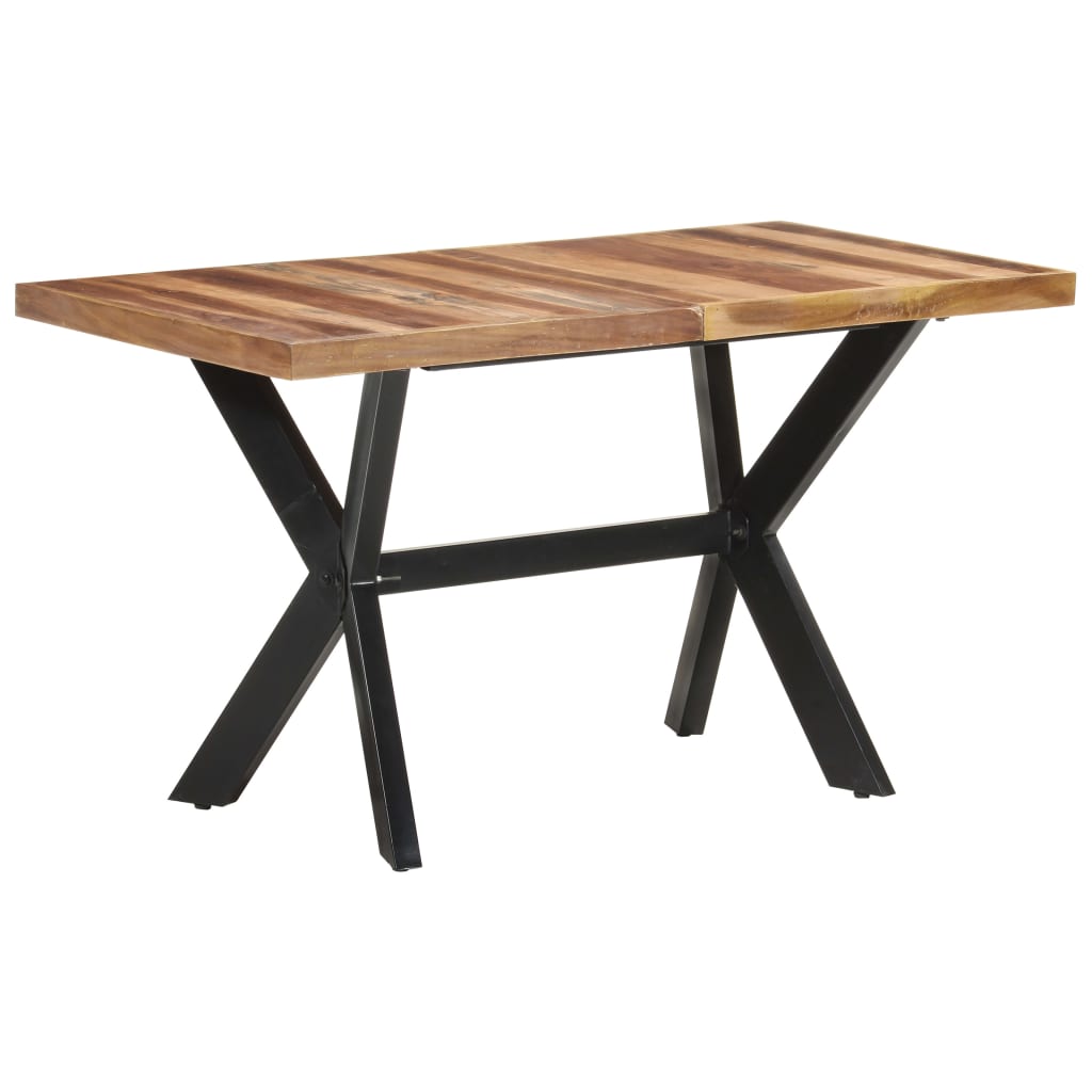 Table de salle à manger 140x70x75 cm Bois avec finition miel - XIOS