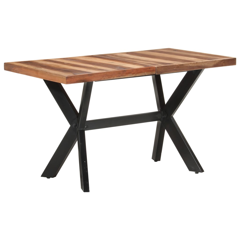 Table de salle à manger 140x70x75 cm Bois avec finition miel - XIOS