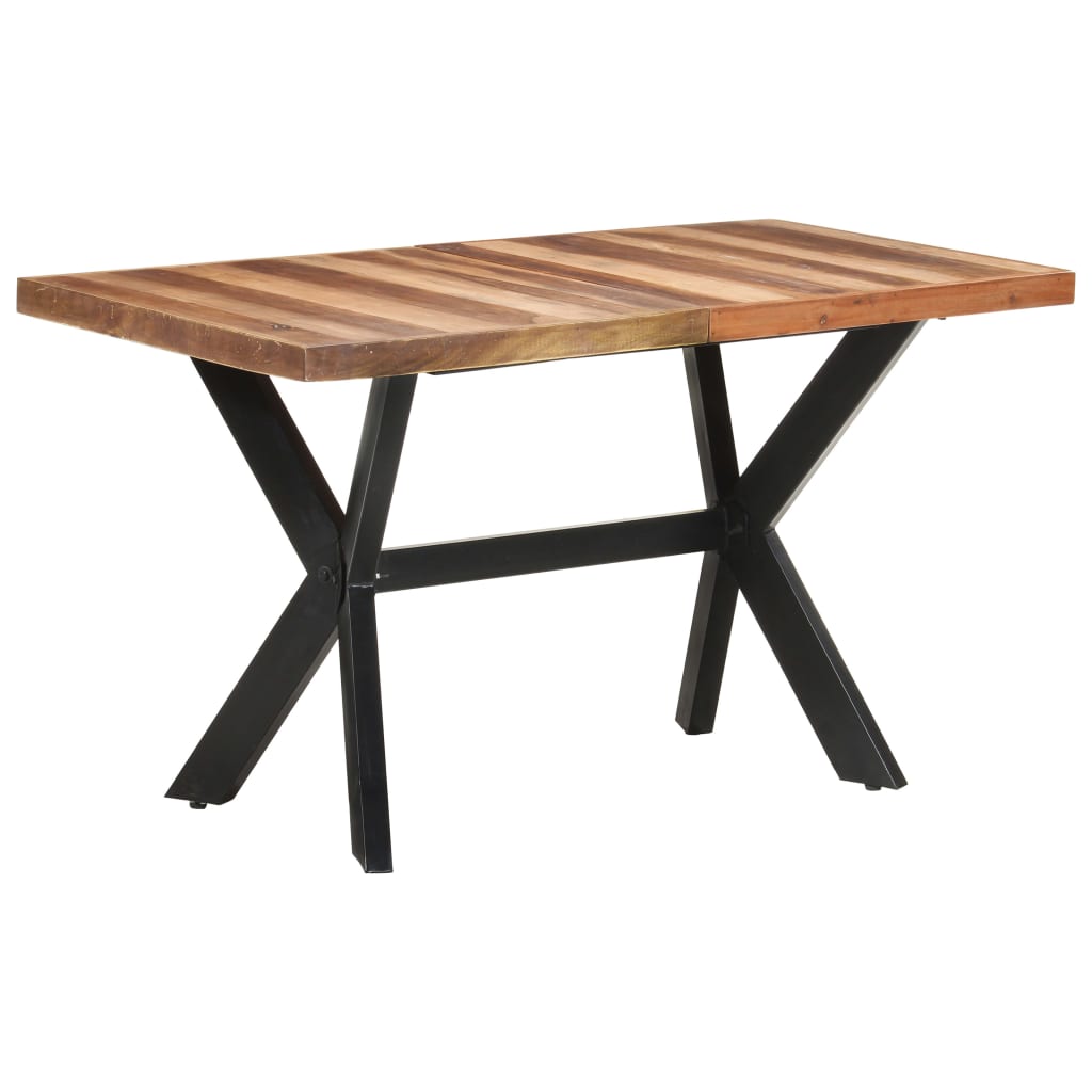 Table de salle à manger 140x70x75 cm Bois avec finition miel - XIOS