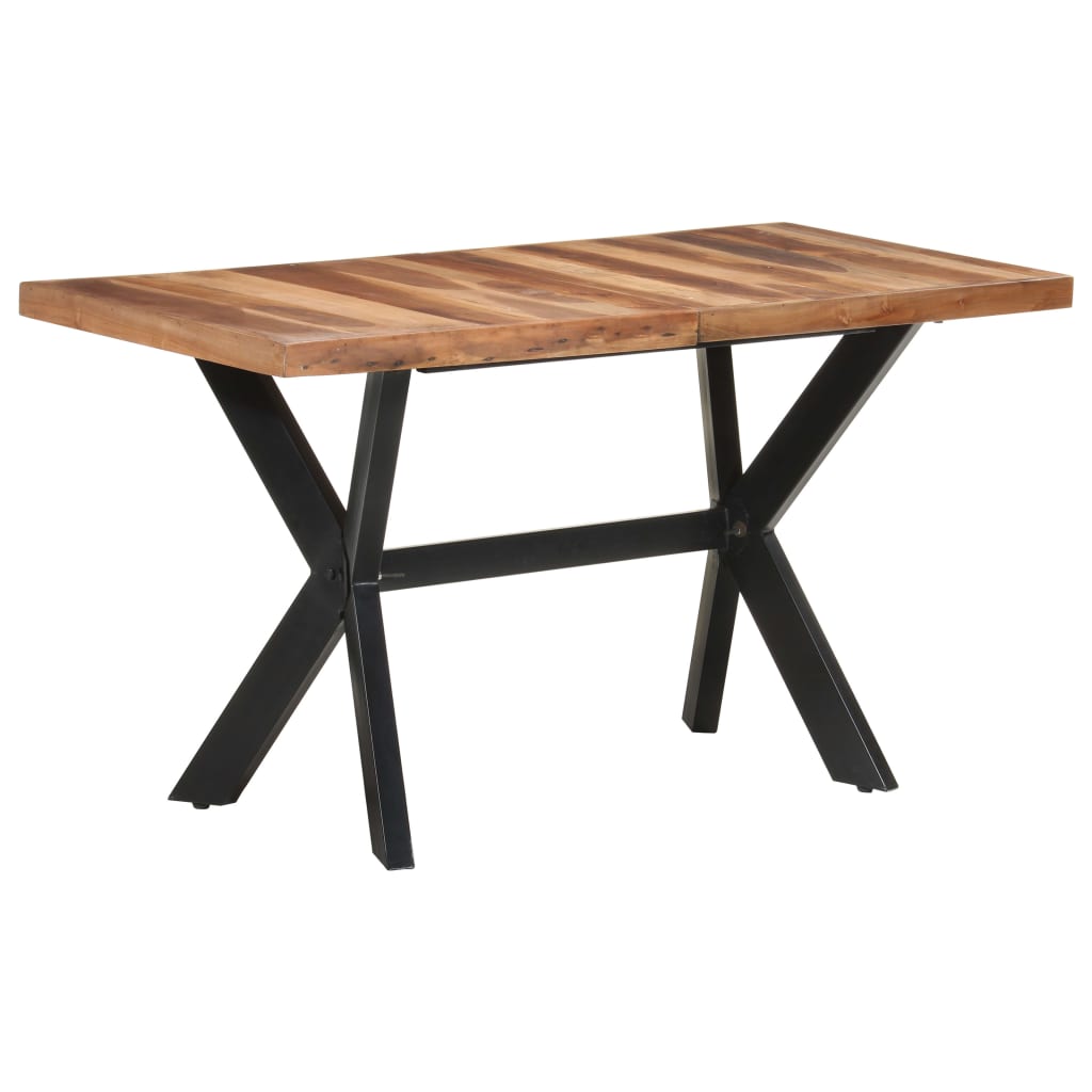 Table de salle à manger 140x70x75 cm Bois avec finition miel - XIOS