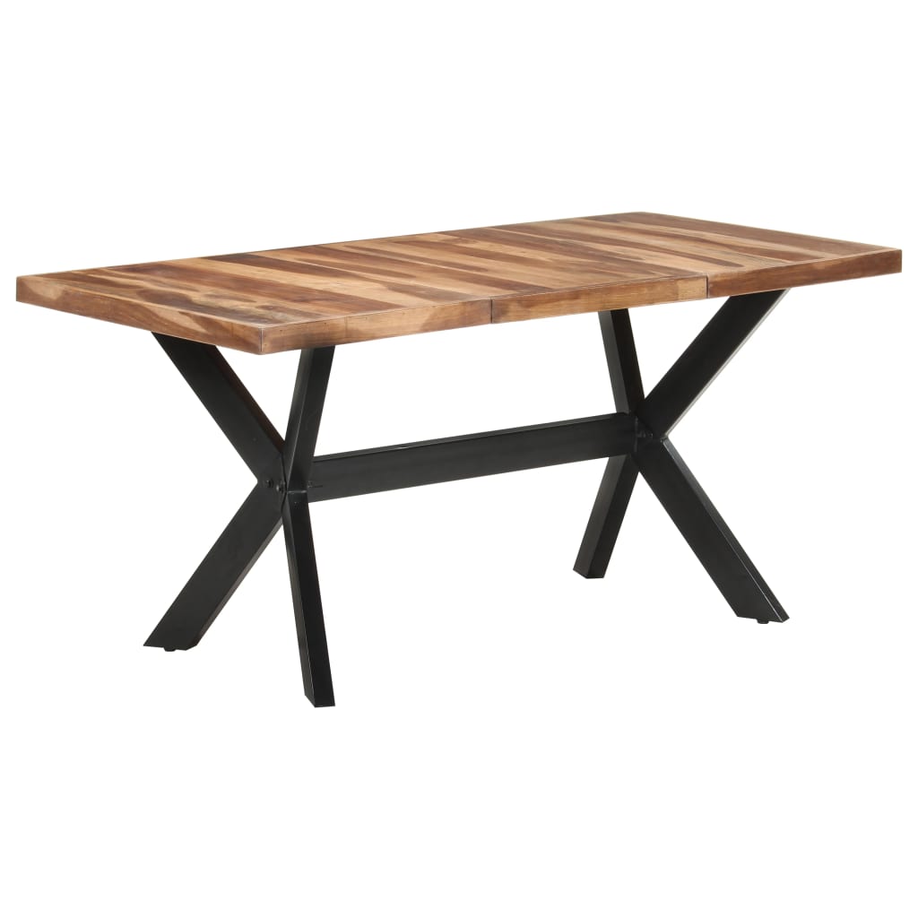 Table de salle à manger 160x80x75 cm Bois avec finition miel - XIOS