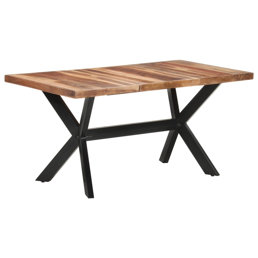 Table de salle à manger 160x80x75 cm Bois avec finition miel - XIOS