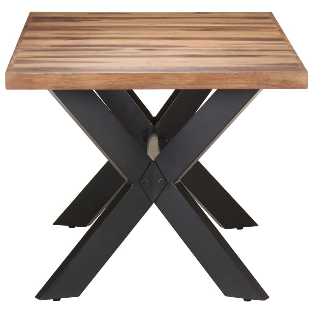 Table de salle à manger 180x90x75 cm Bois avec finition miel - XIOS