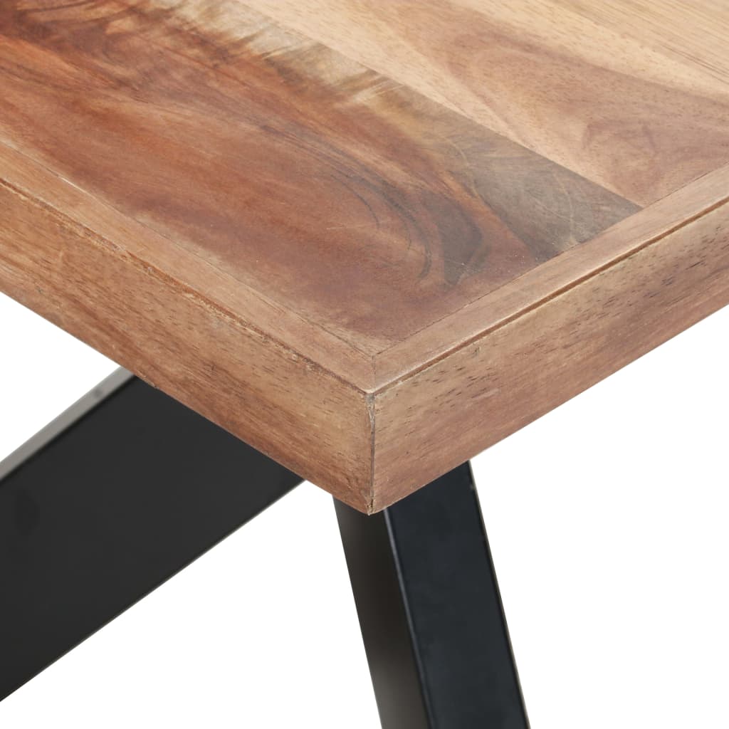 Table de salle à manger 180x90x75 cm Bois avec finition miel - XIOS