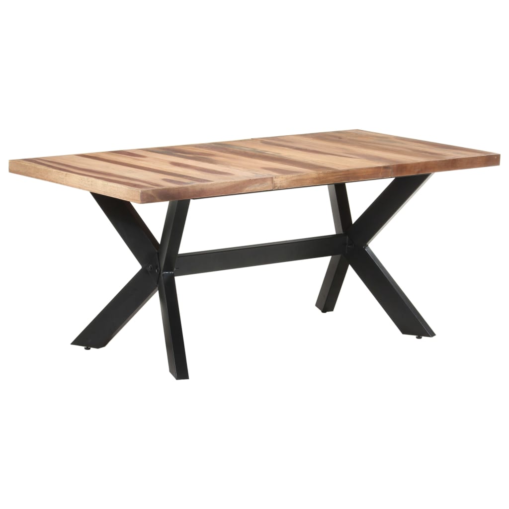 Table de salle à manger 180x90x75 cm Bois avec finition miel - XIOS