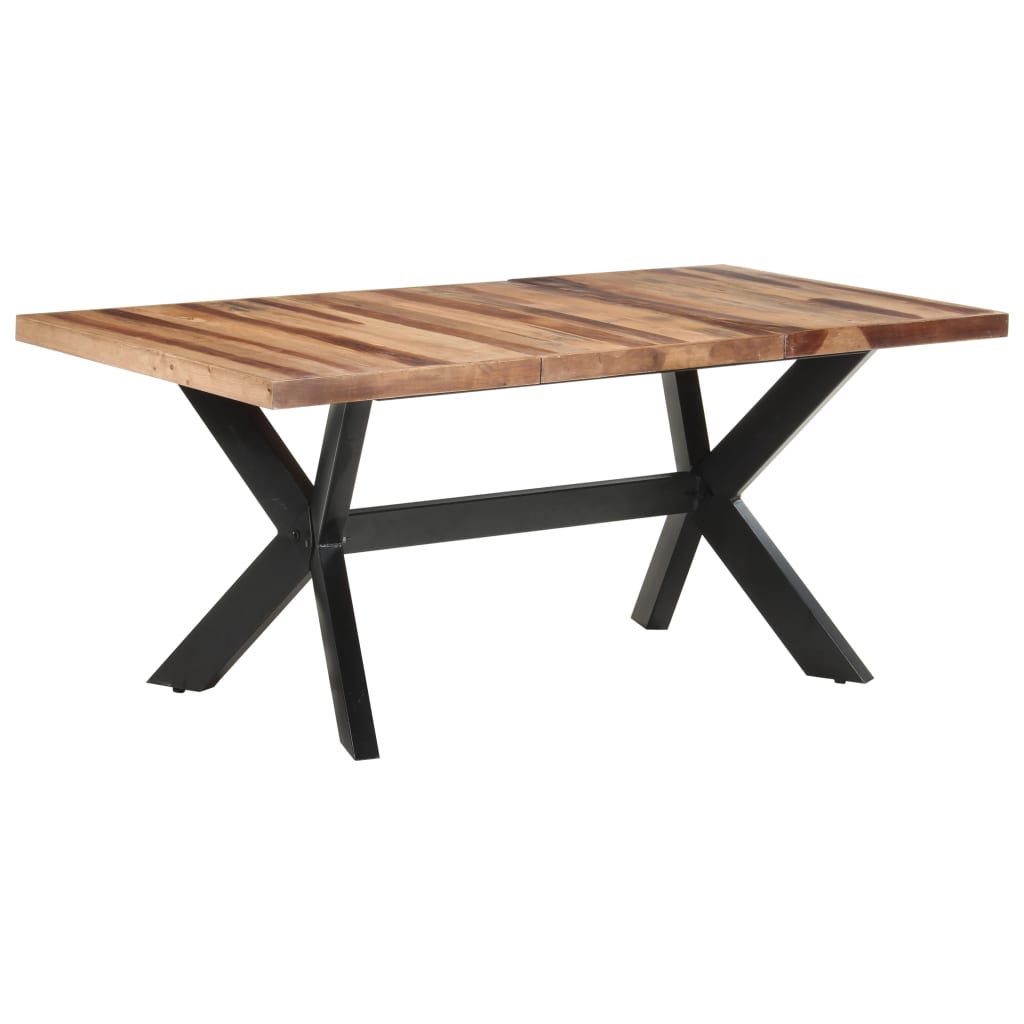Table de salle à manger 180x90x75 cm Bois avec finition miel - XIOS