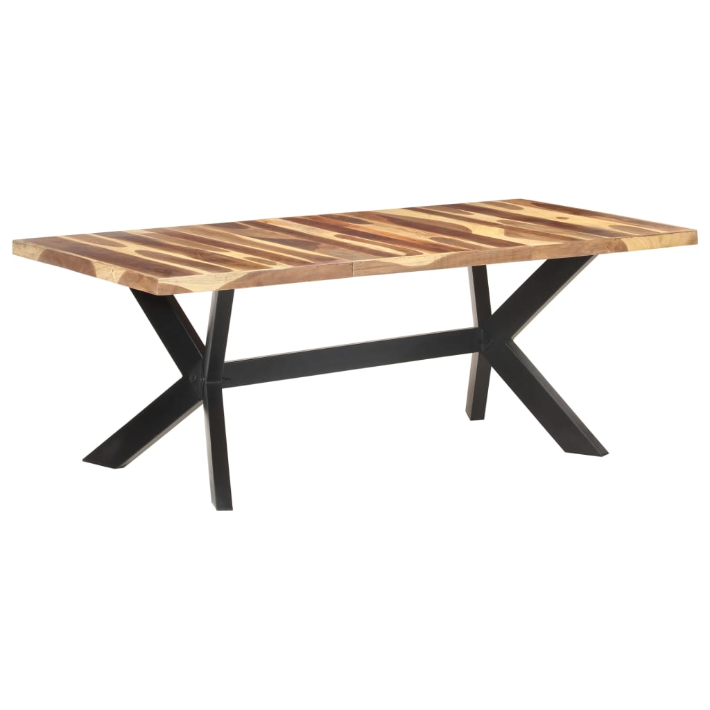 Table de salle à manger 200x100x75 cm Bois avec finition miel - XIOS