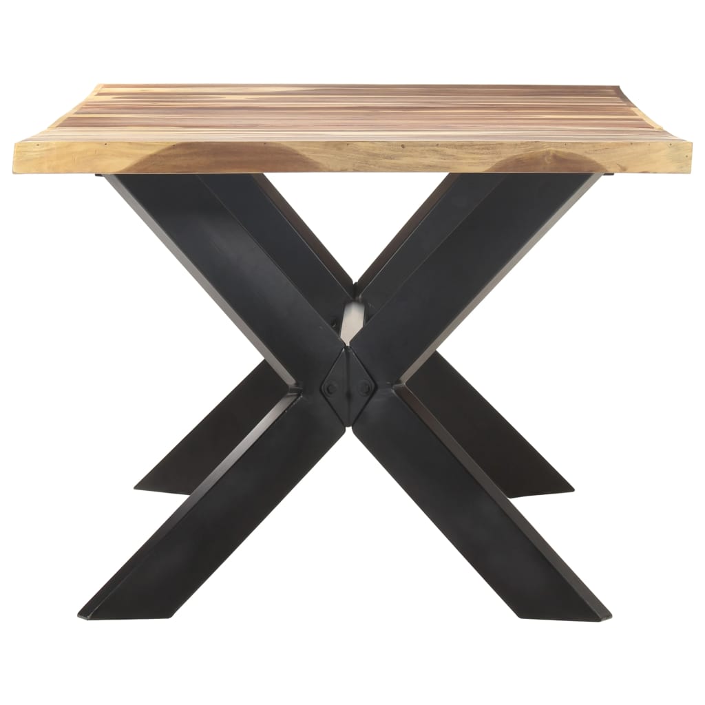 Table de salle à manger 200x100x75 cm Bois avec finition miel - XIOS