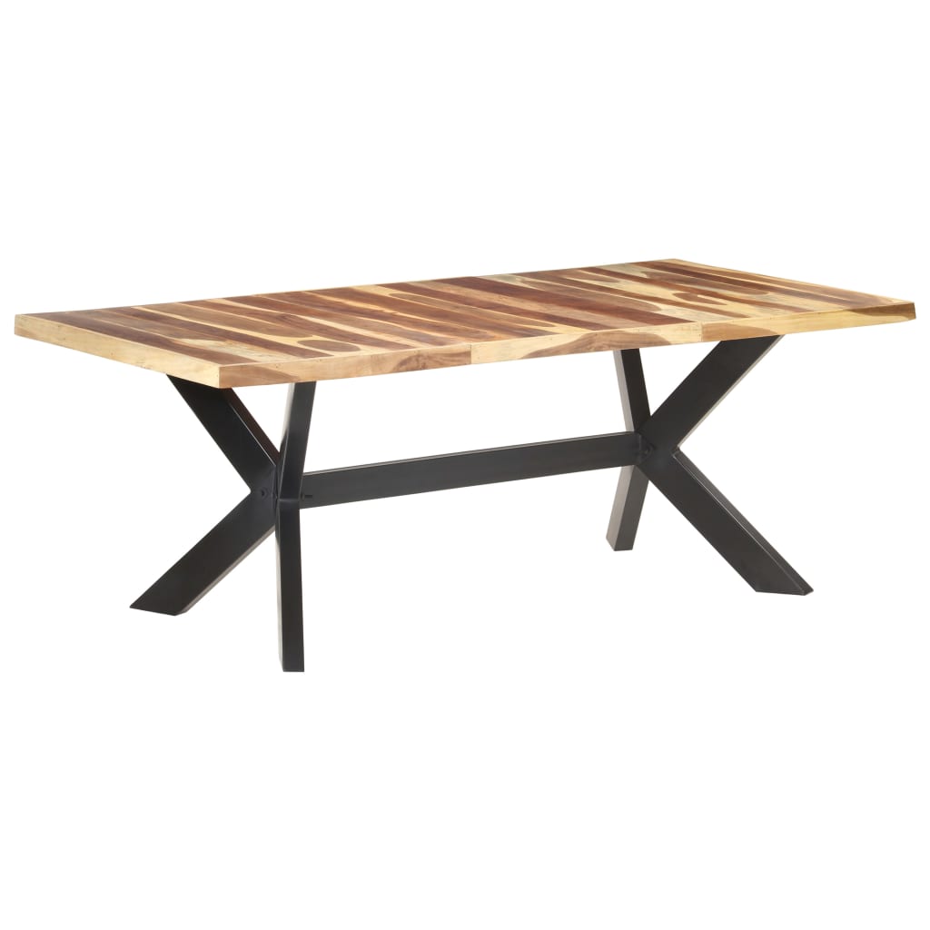 Table de salle à manger 200x100x75 cm Bois avec finition miel - XIOS