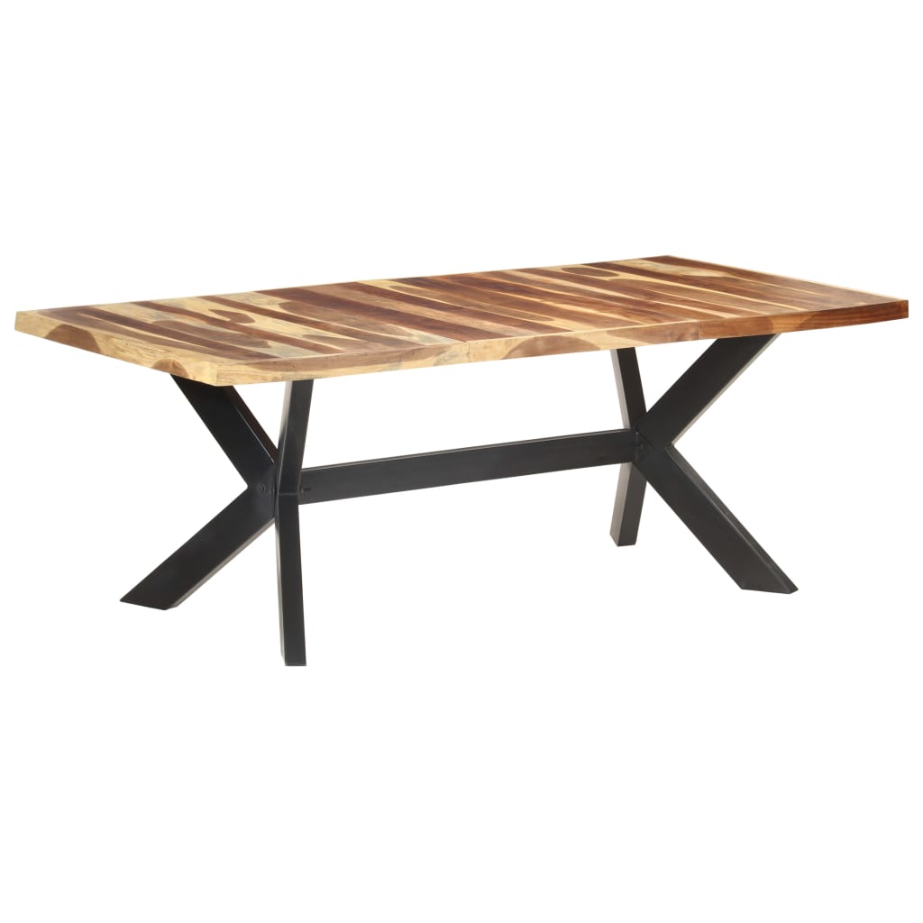 Table de salle à manger 200x100x75 cm Bois avec finition miel - XIOS