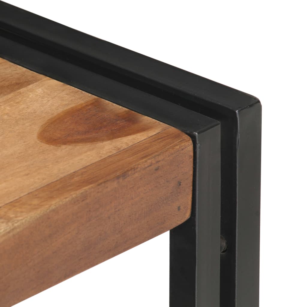 Meuble TV 120x30x40 cm Bois solide - XIOS