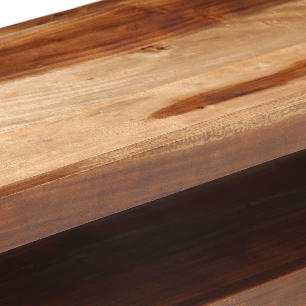 Meuble TV 120x30x40 cm Bois solide - XIOS