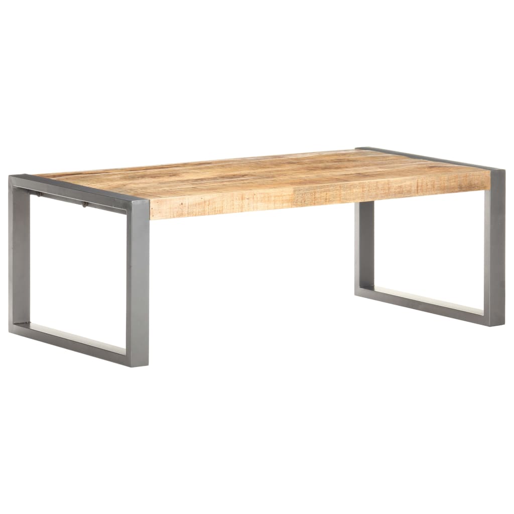 Table basse 110x60x40 cm Bois de manguier brut - XIOS