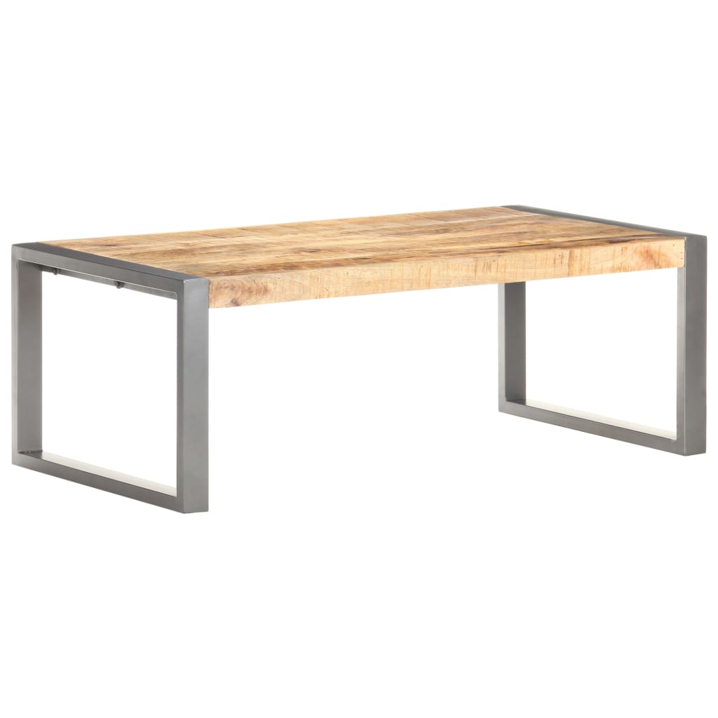 Table basse 110x60x40 cm Bois de manguier brut - XIOS
