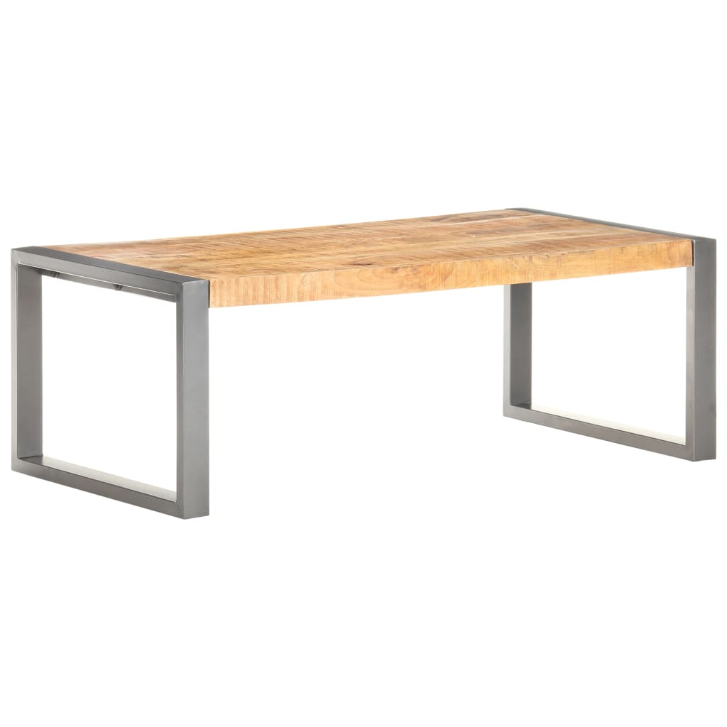 Table basse 110x60x40 cm Bois de manguier brut - XIOS