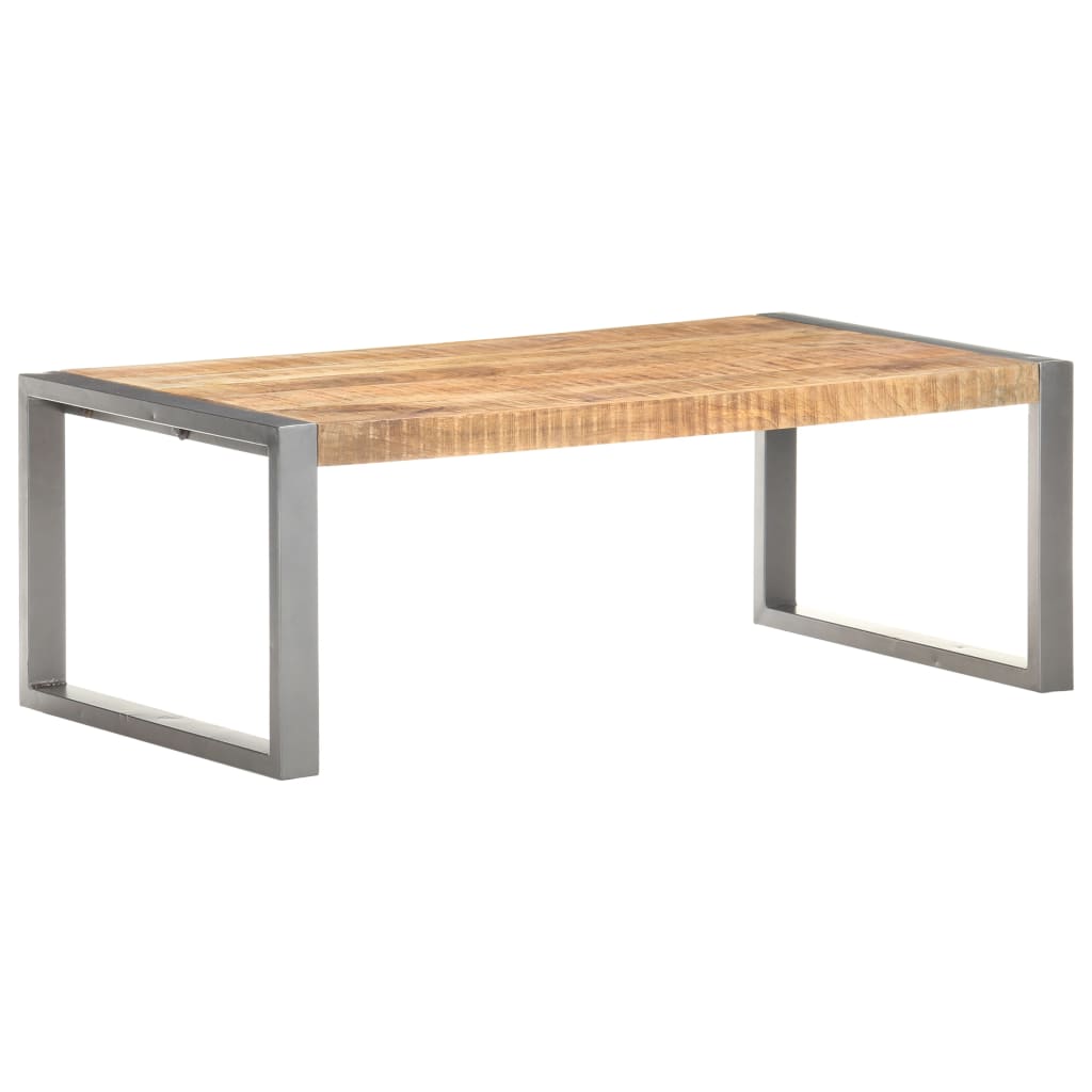 Table basse 110x60x40 cm Bois de manguier brut - XIOS