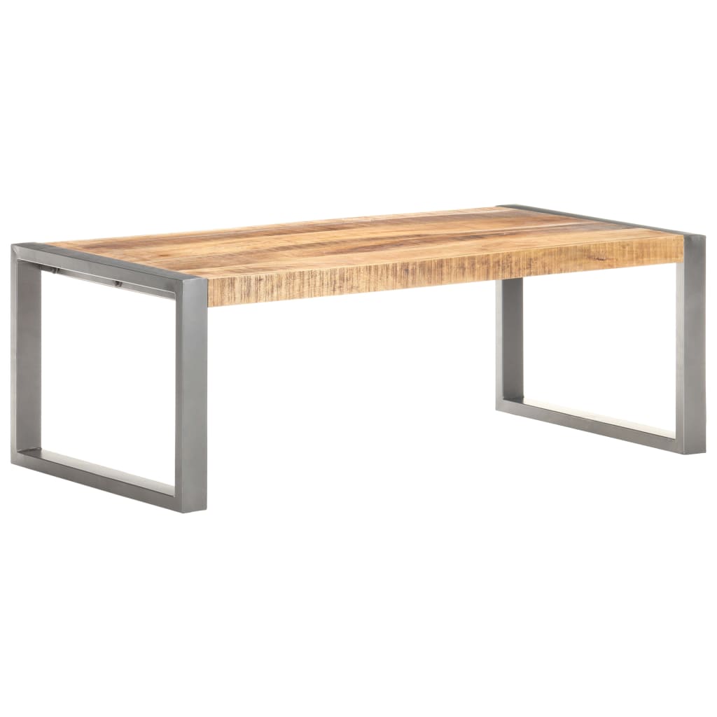 Table basse 110x60x40 cm Bois de manguier brut - XIOS