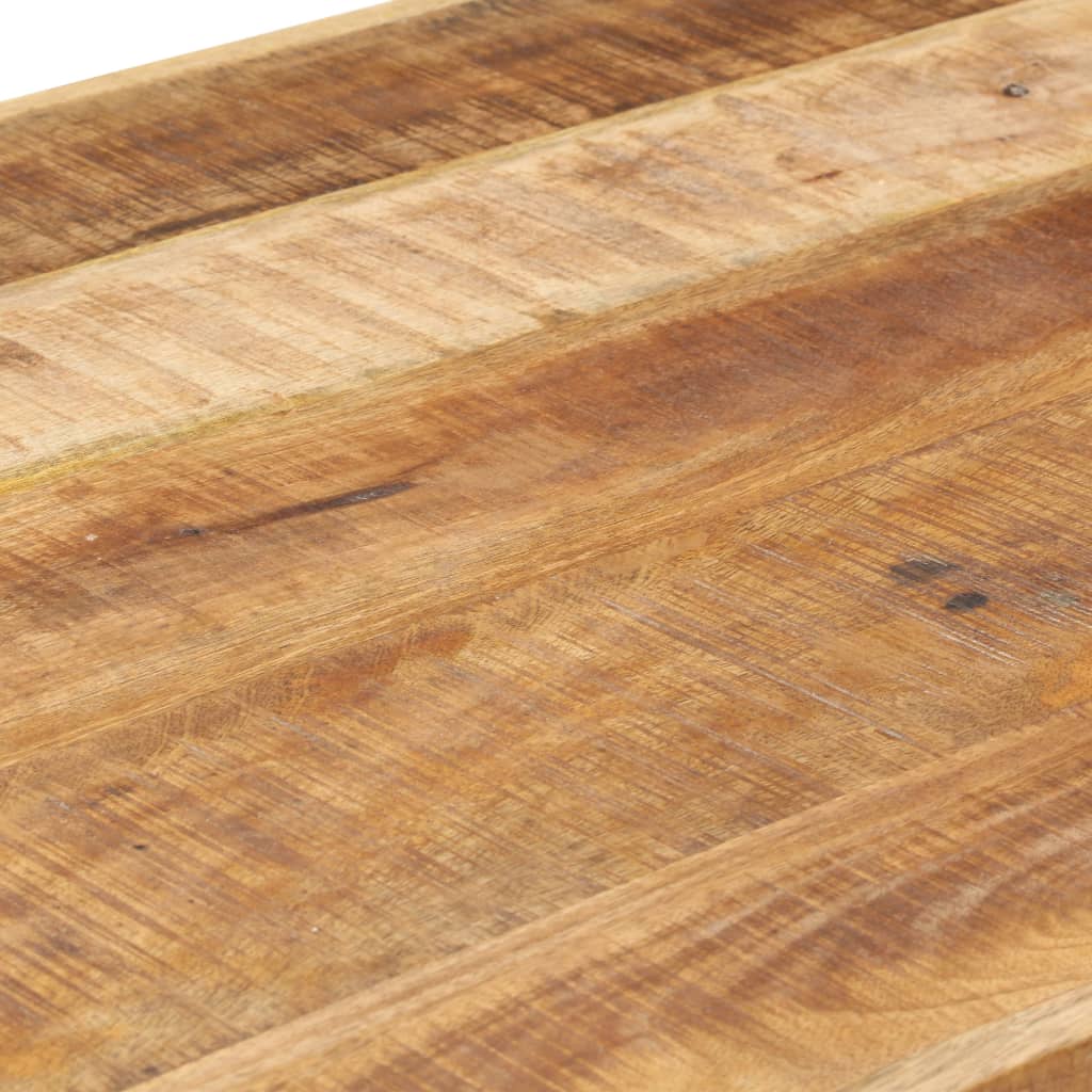 Table à manger 140x70x75 cm bois de manguier massif brut - XIOS