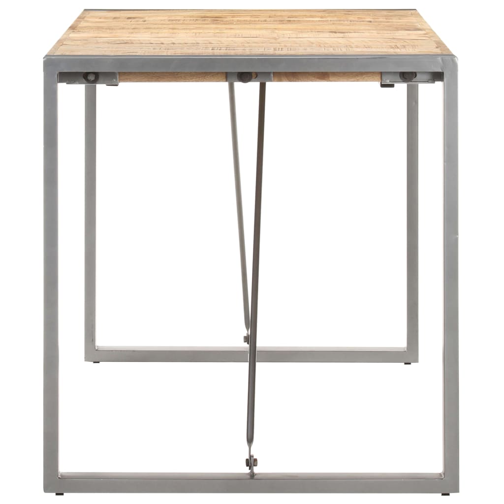 Table à manger 160x80x75 cm Bois de manguier massif brut - XIOS