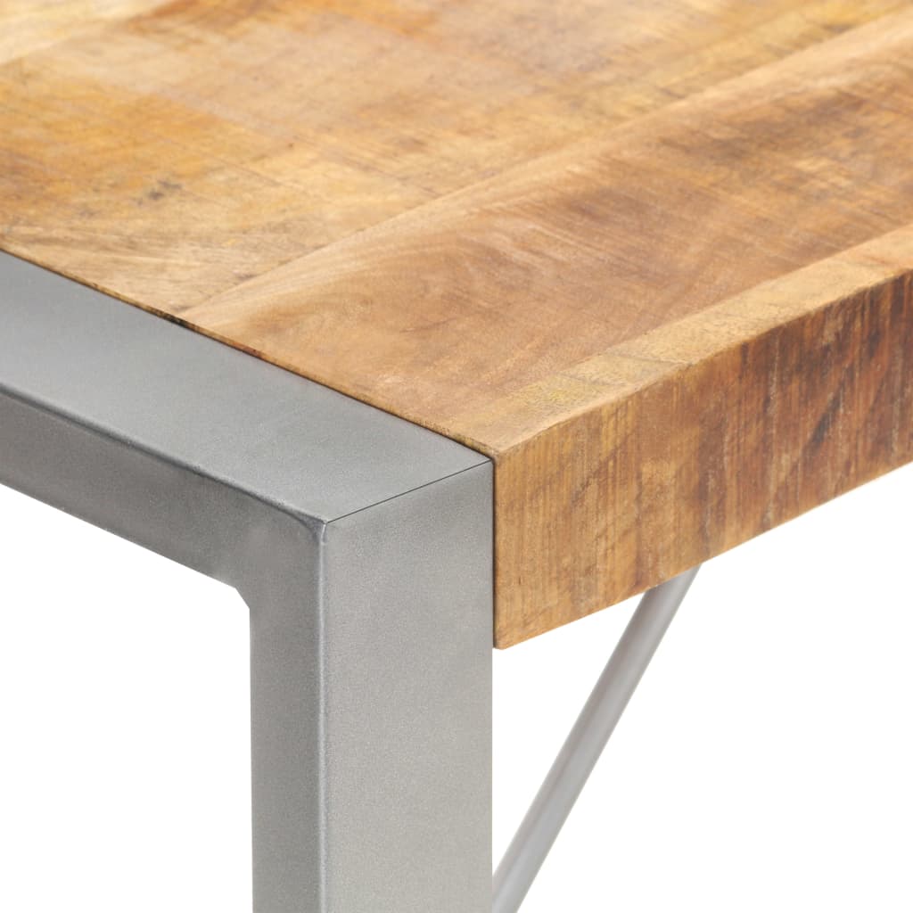 Table à manger 160x80x75 cm Bois de manguier massif brut - XIOS