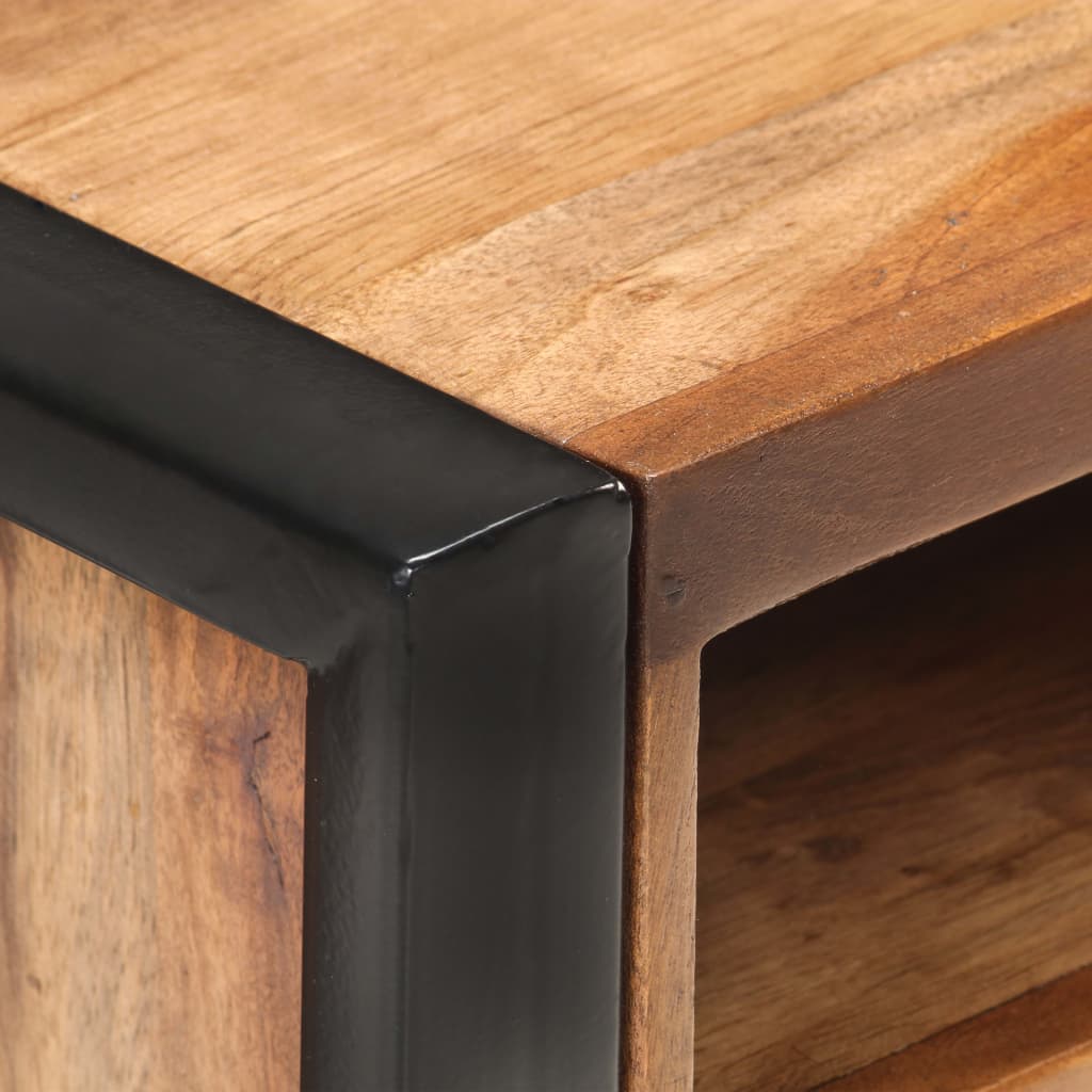 Table de chevet 40x35x55 cm Bois d'acacia massif