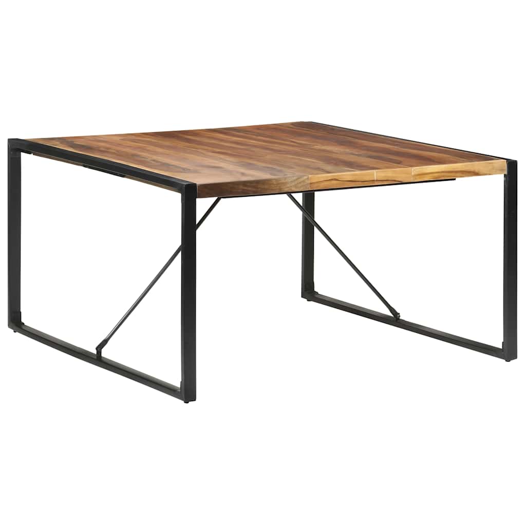 Table à manger 140x140x75 cm bois massif - XIOS