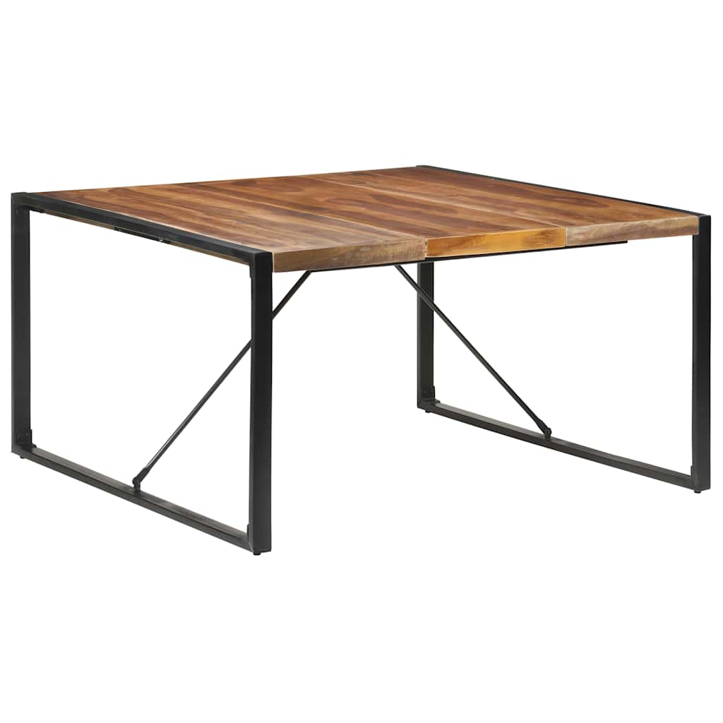 Table à manger 140x140x75 cm bois massif - XIOS