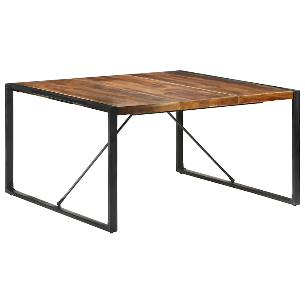 Table à manger 140x140x75 cm bois massif - XIOS