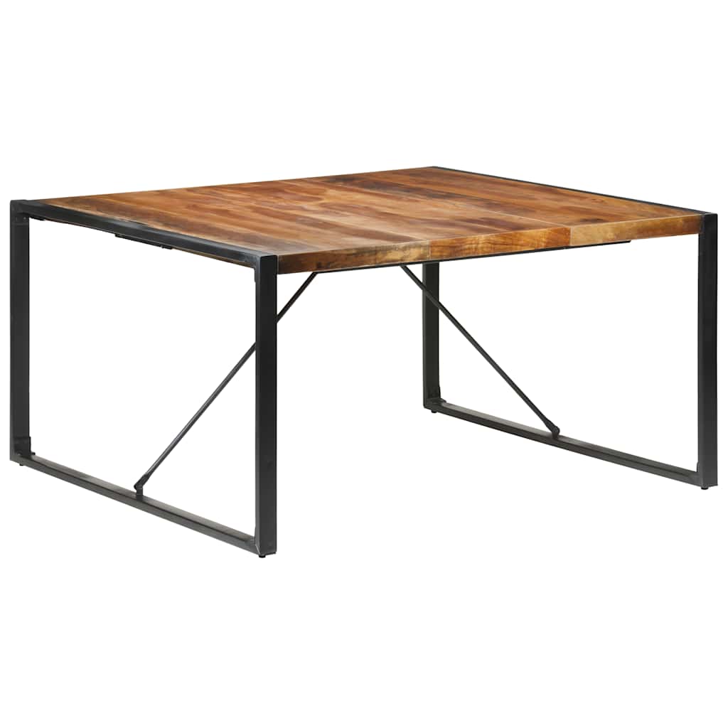Table à manger 140x140x75 cm bois massif - XIOS