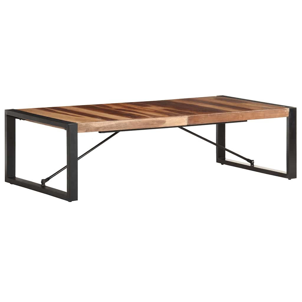 Table basse 140x70x40 cm Bois solide - XIOS