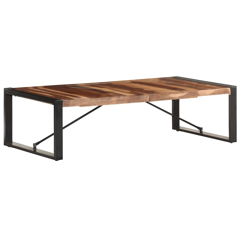 Table basse 140x70x40 cm Bois solide - XIOS