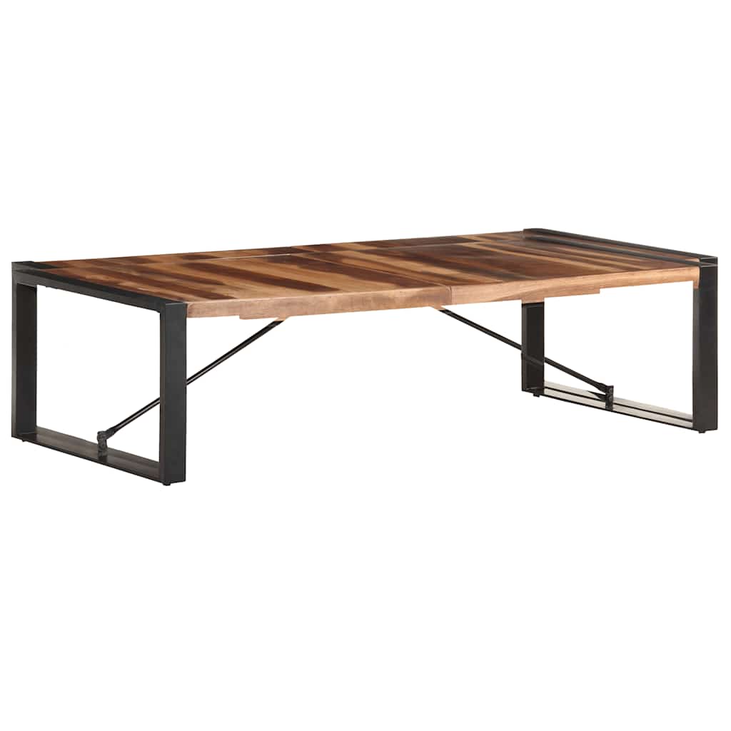 Table basse 140x70x40 cm Bois solide - XIOS