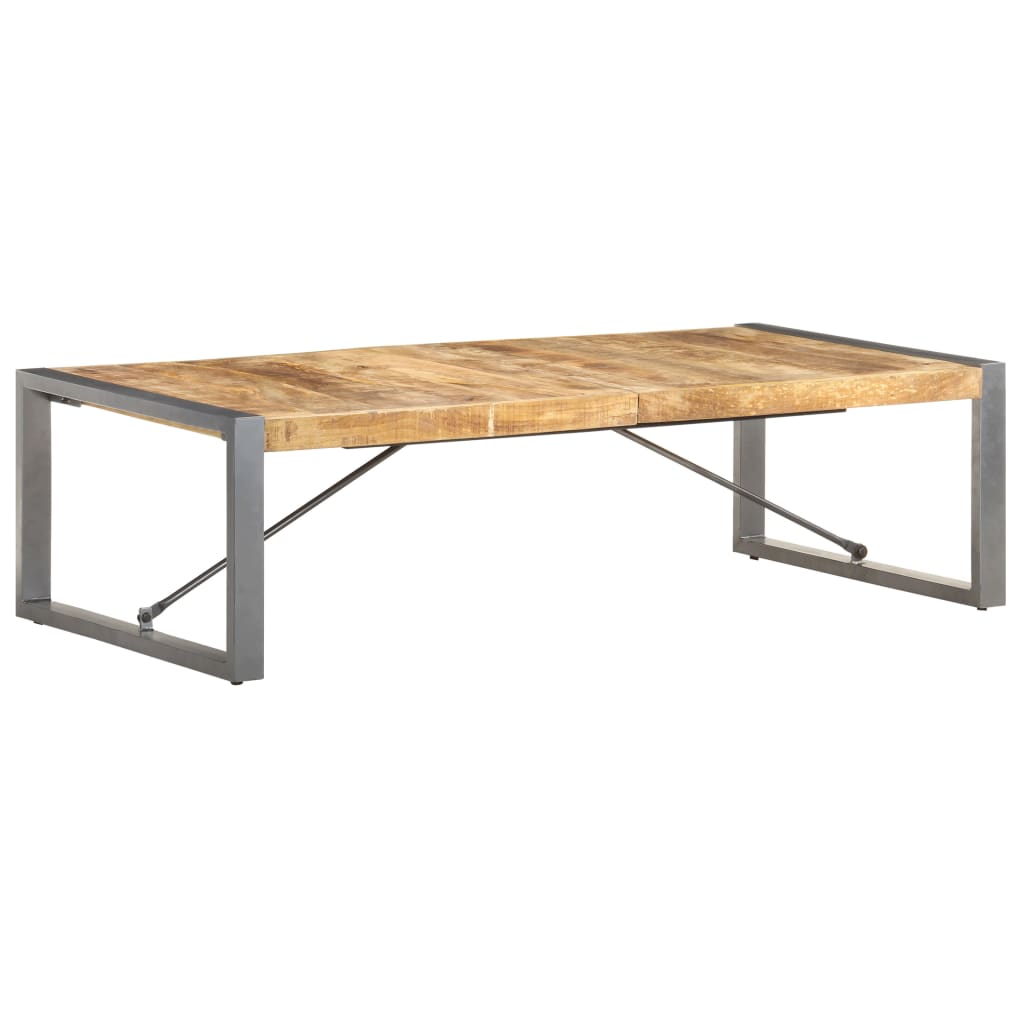 Table basse 140x70x40 cm Bois de manguier brut - XIOS