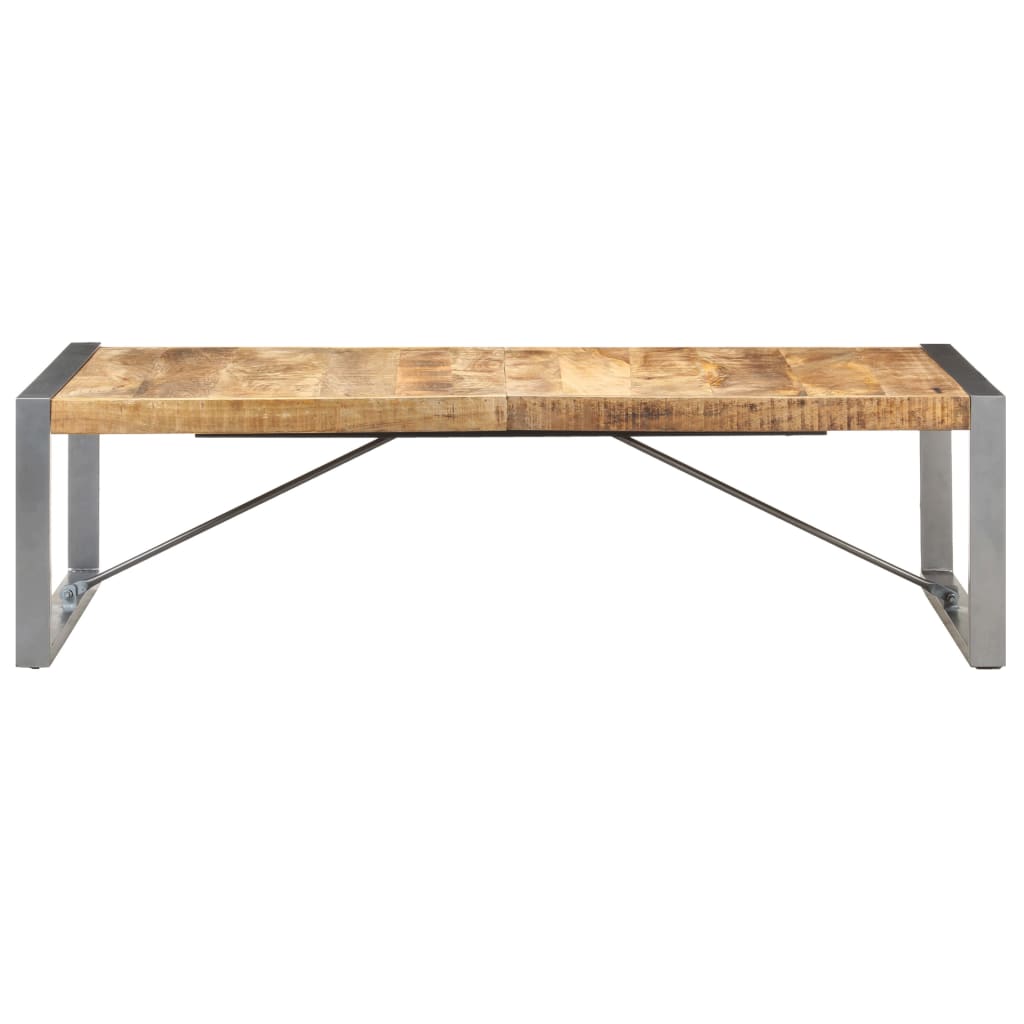 Table basse 140x70x40 cm Bois de manguier brut - XIOS