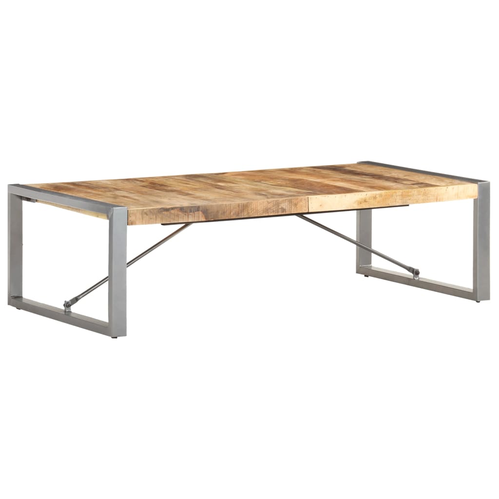 Table basse 140x70x40 cm Bois de manguier brut - XIOS