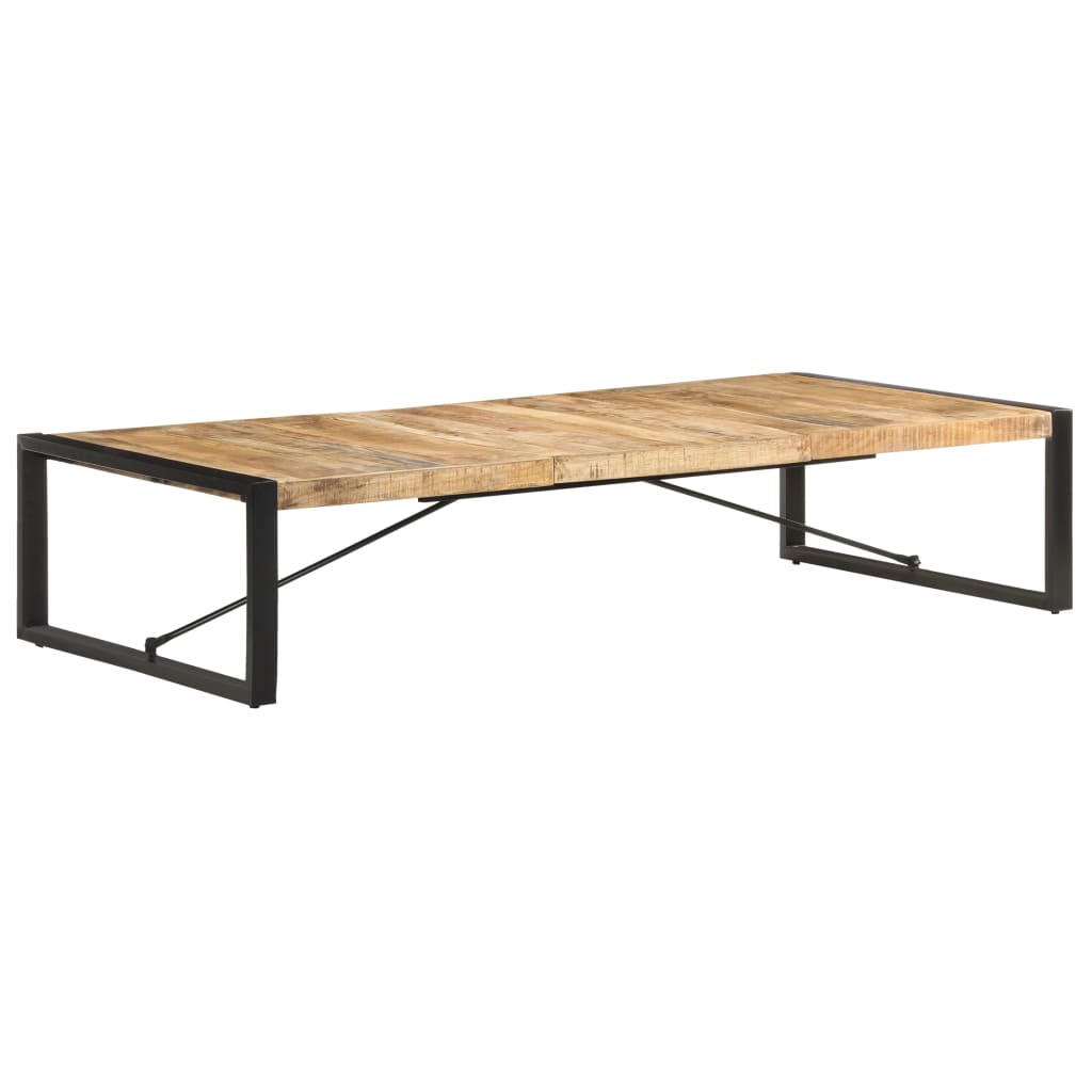 Table basse 180x90x40 cm Bois de manguier brut - XIOS