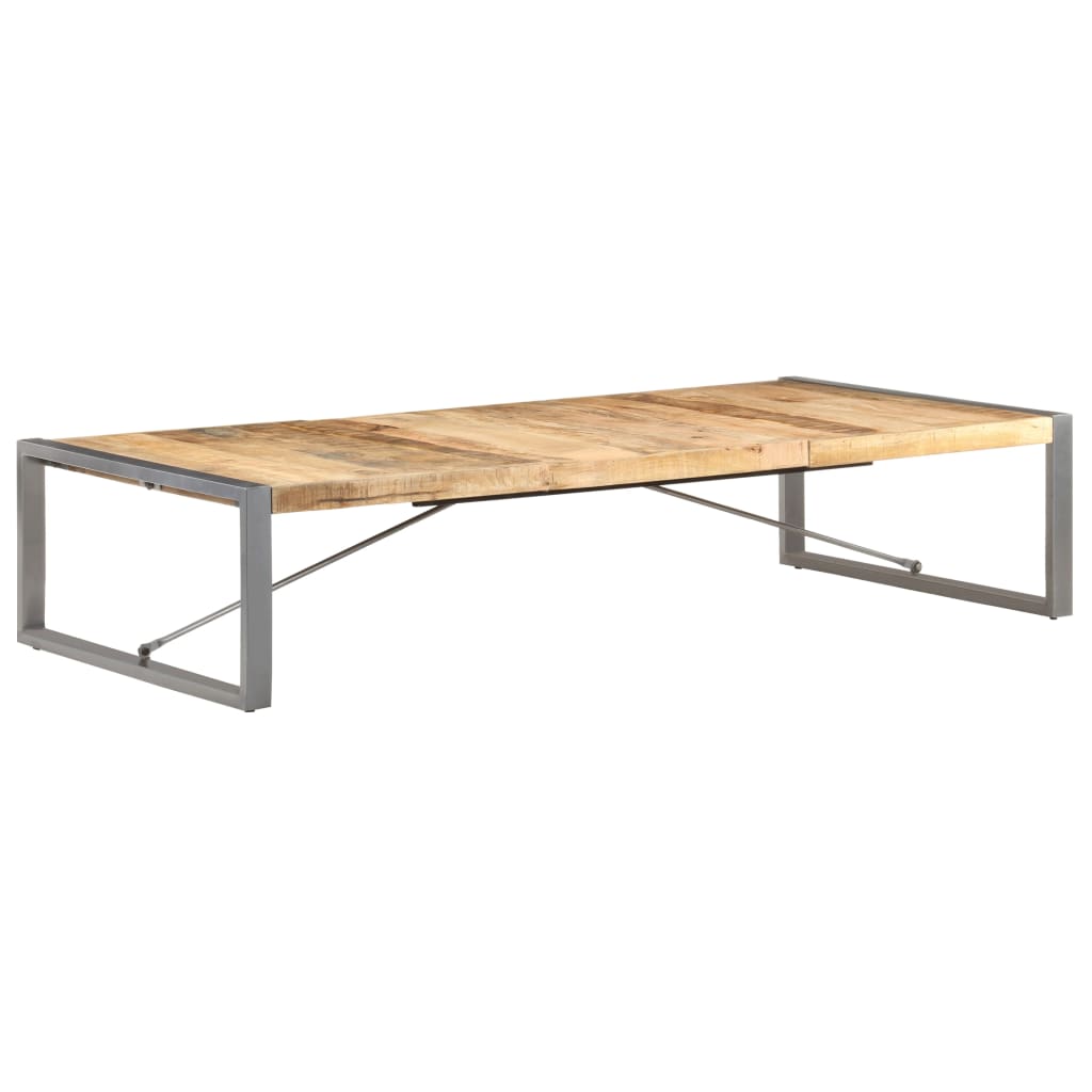 Table basse 180x90x40 cm Bois de manguier brut - XIOS