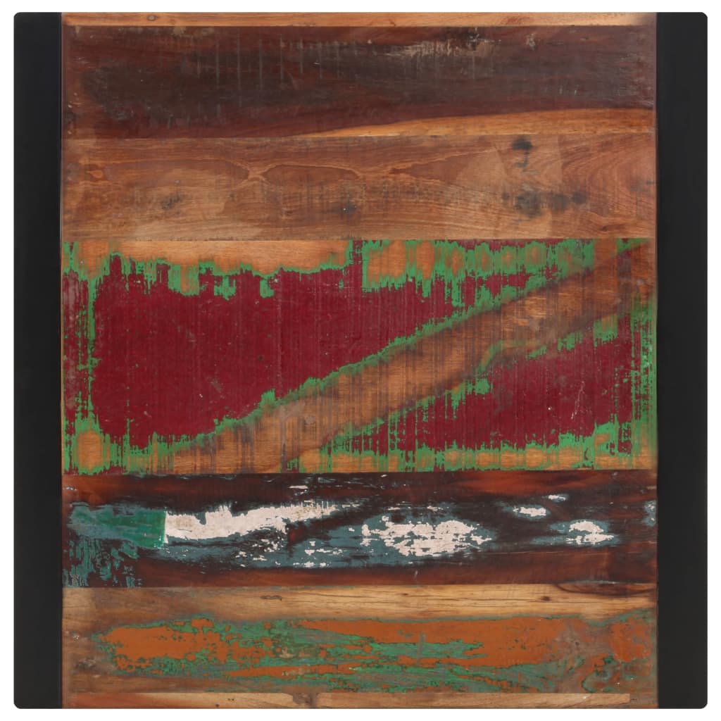 Table à manger 70x70x75 cm Bois de récupération massif - XIOS