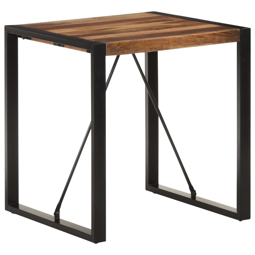 Table à manger 70x70x75 cm Bois d'acacia massif - XIOS