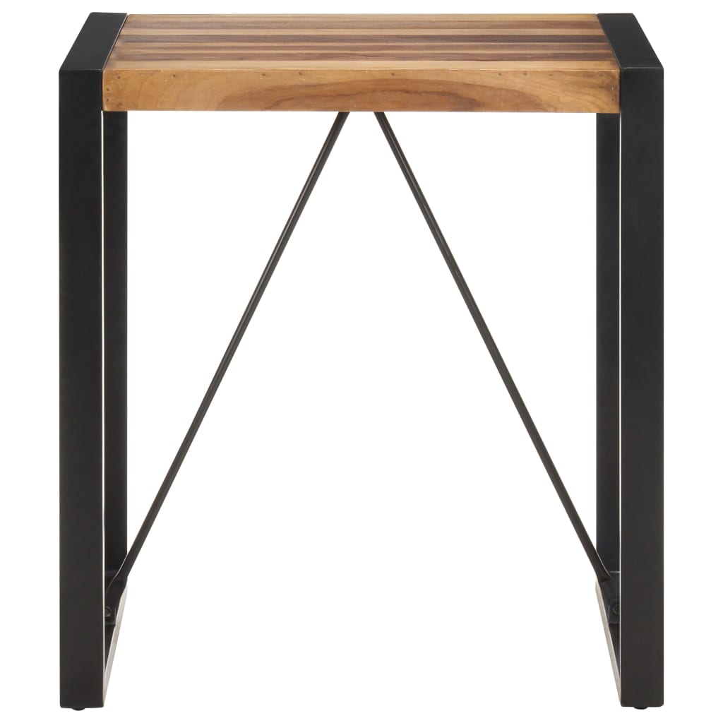 Table à manger 70x70x75 cm Bois d'acacia massif - XIOS