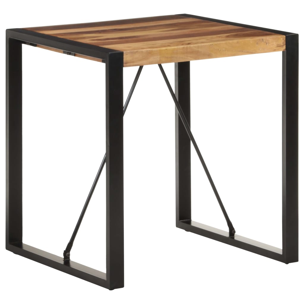 Table à manger 70x70x75 cm Bois d'acacia massif - XIOS