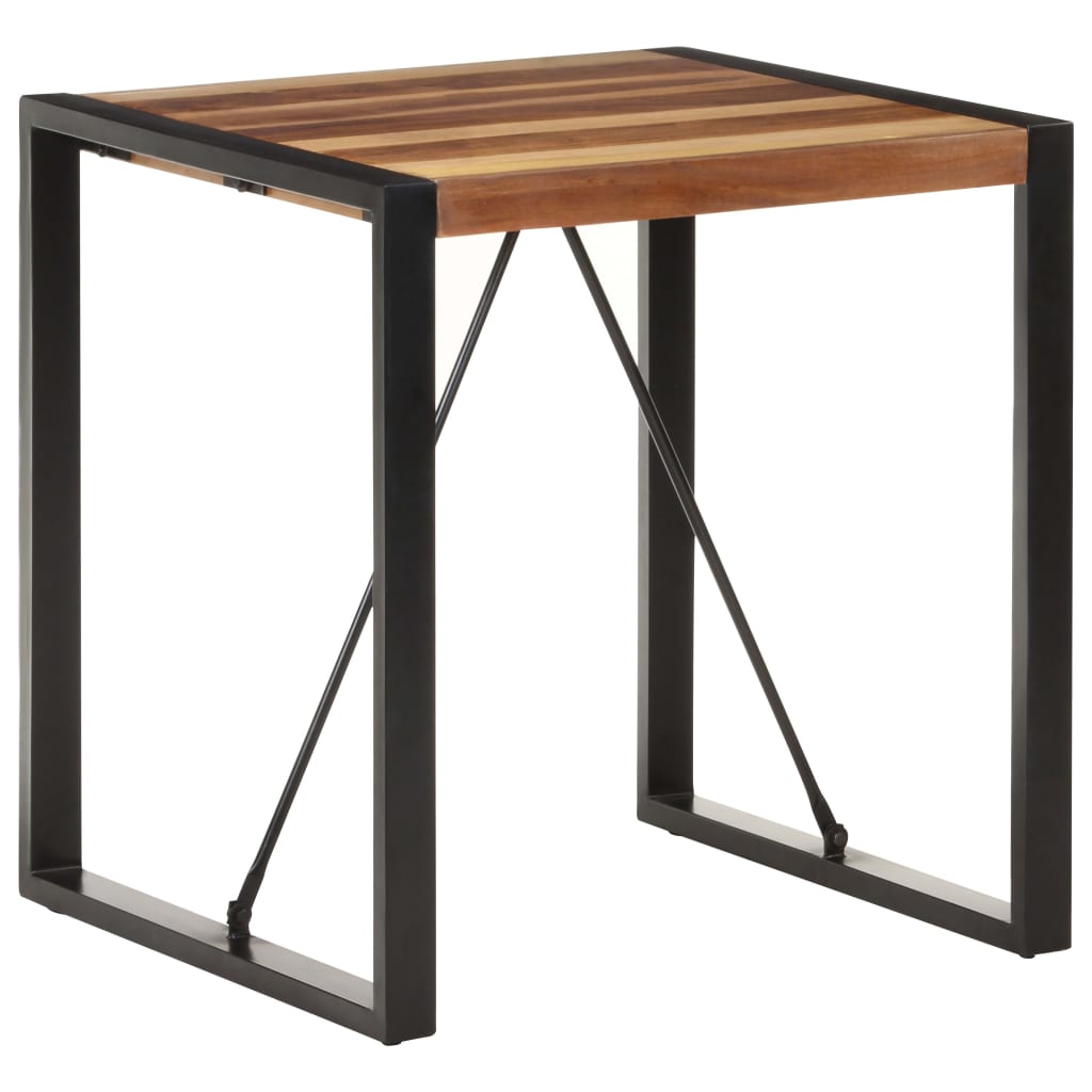 Table à manger 70x70x75 cm Bois d'acacia massif - XIOS